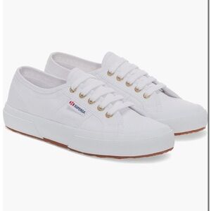 Superga Off-White Canvas Sneakers, size 7.  NWT